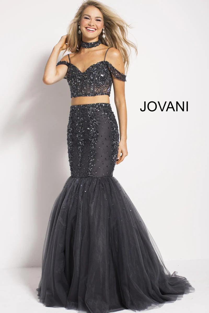 Jovani 56035 Dress Charcoal