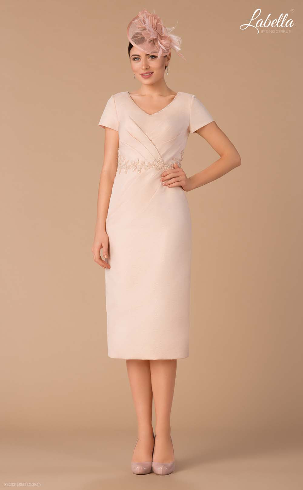 Labella 3112F Blush Mother of the Bride/Groom Dress